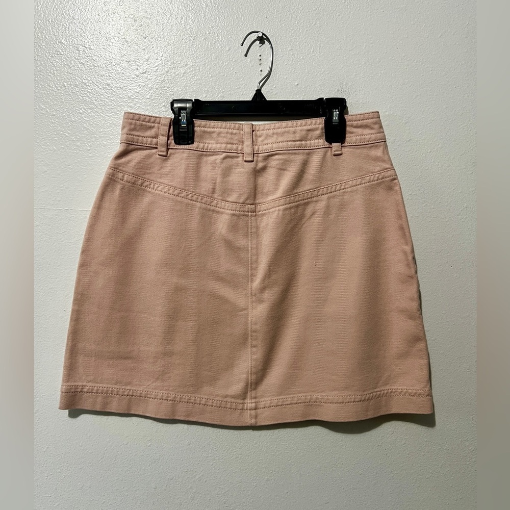 Banana Republic Pastel Pink Denim Mini Skirt - Size 6P (29") - Picture 6 of 9